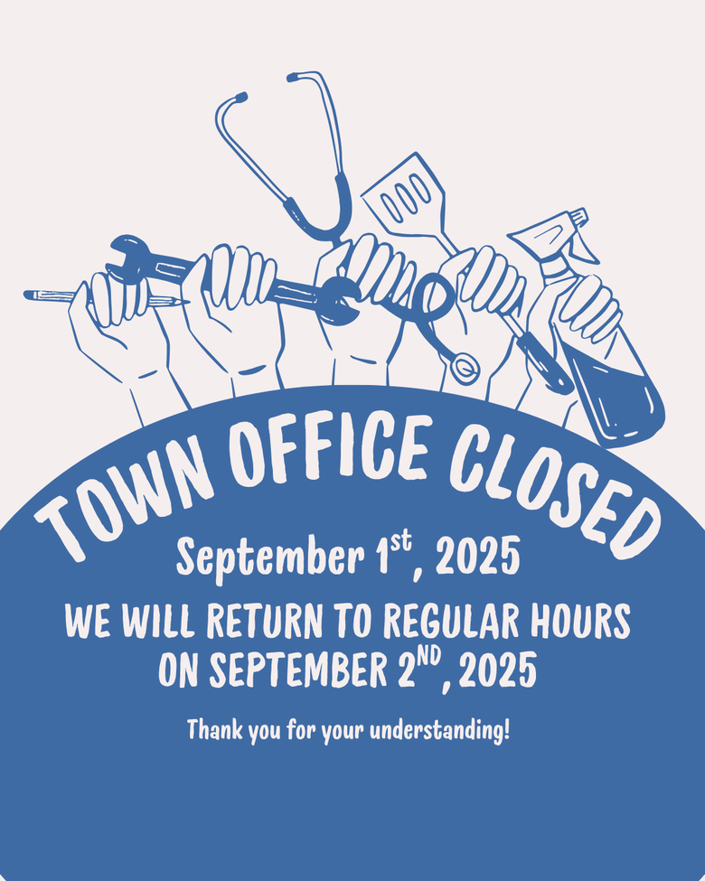Town Office Closed for Labour Day
