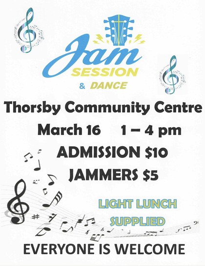 Thorsby Community Hall Jam & Dance!