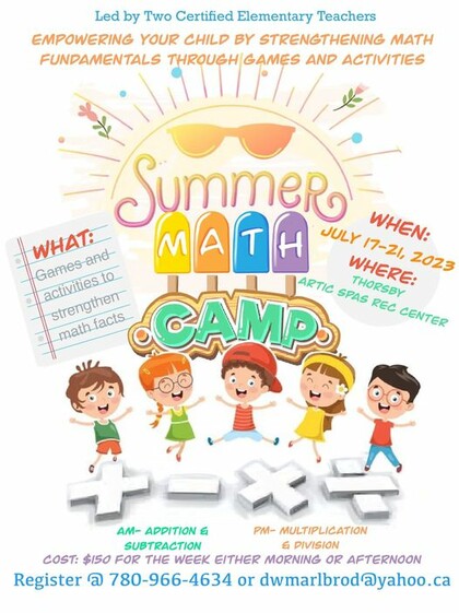 Summer Math Camp @ The Arctic Spas Recreation Complex