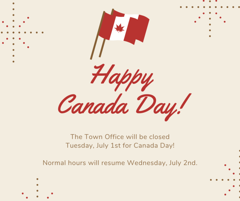Thorsby Office Closed for Canada Day