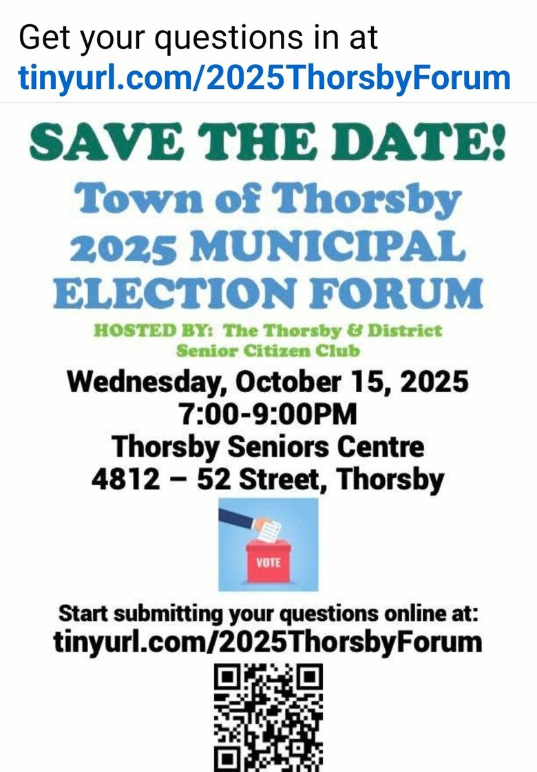 Town of Thorsby Municipal Candidates Forum